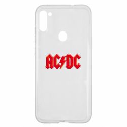 Чехол для Samsung A11/M11 AC/DC Red Logo - PrintSalon