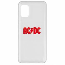 Чехол для Samsung A31 AC/DC Red Logo - PrintSalon