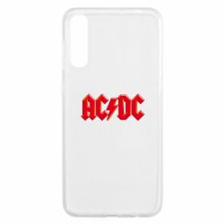 Чехол для Samsung A50 AC/DC Red Logo - PrintSalon