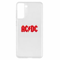 Чехол для Samsung S21+ AC/DC Red Logo - PrintSalon