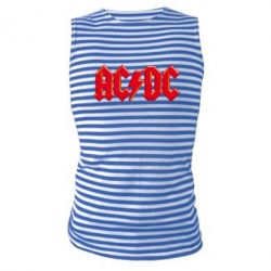 Майка-тельняшка AC/DC Red Logo - PrintSalon