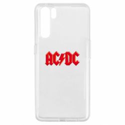 Чехол для Oppo A91/Reno3 AC/DC Red Logo - PrintSalon