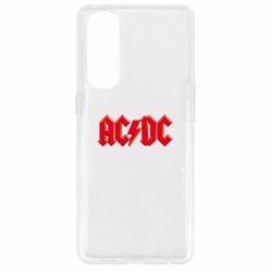 Чехол для Oppo Reno 4 Pro AC/DC Red Logo - PrintSalon