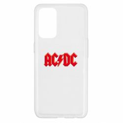 Чехол для Oppo Reno 5 4G AC/DC Red Logo - PrintSalon