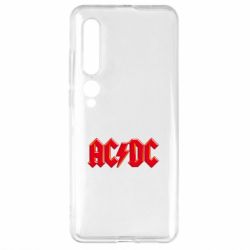 Чехол для Xiaomi Mi10/10 Pro AC/DC Red Logo - PrintSalon