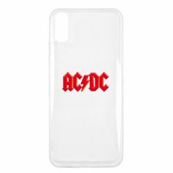 Чехол для Xiaomi Redmi 9a AC/DC Red Logo - PrintSalon