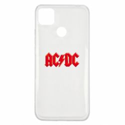 Чехол для Xiaomi Redmi 9c AC/DC Red Logo - PrintSalon