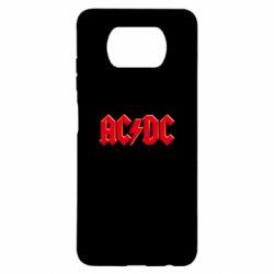 Чехол для Xiaomi Poco X3 AC/DC Red Logo - PrintSalon