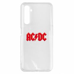 Чехол для Realme 6 Pro AC/DC Red Logo - PrintSalon