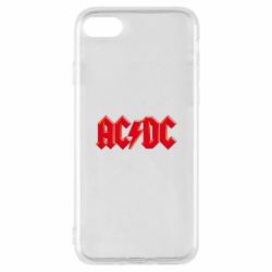 Чехол для iPhone 7 AC/DC Red Logo - PrintSalon