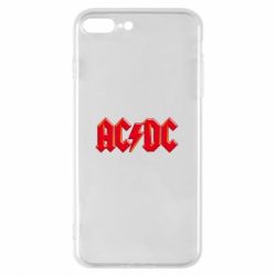 Чехол для iPhone 8 Plus AC/DC Red Logo