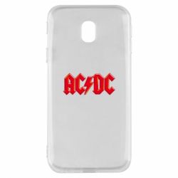Чехол для Samsung J3 2017 AC/DC Red Logo - PrintSalon