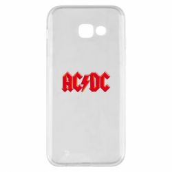 Чехол для Samsung A5 2017 AC/DC Red Logo - PrintSalon