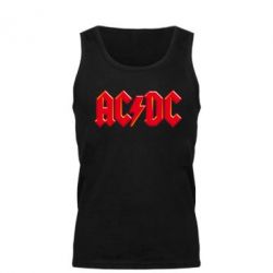 Мужская майка AC/DC Red Logo - PrintSalon
