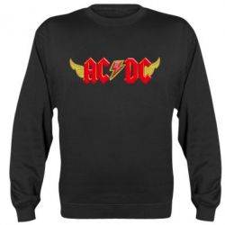 Cвитшот AC/DC с крыльями-PrintSalon Cвитшот AC/DC с крыльями