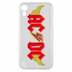 Чехол для iPhone XR AC/DC с крыльями - PrintSalon