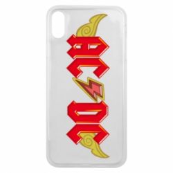 Чехол для iPhone Xs Max AC/DC с крыльями - PrintSalon