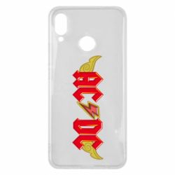 Чехол для Huawei P Smart Plus 2018 AC/DC с крыльями - PrintSalon