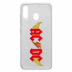 Чехол для Samsung A20 AC/DC с крыльями - PrintSalon