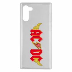 Чехол для Samsung Note 10 AC/DC с крыльями - PrintSalon