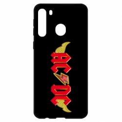 Чехол для Samsung A21 AC/DC с крыльями - PrintSalon