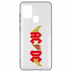 Чехол для Samsung A21s AC/DC с крыльями - PrintSalon