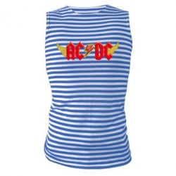Майка-тельняшка AC/DC с крыльями - PrintSalon