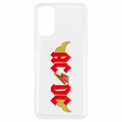 Чехол для Oppo Reno 4 AC/DC с крыльями - PrintSalon