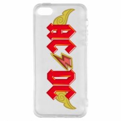 Чехол для iPhone5/5S/SE AC/DC с крыльями - PrintSalon