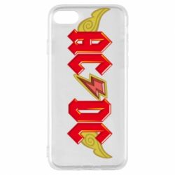 Чехол для iPhone 7 AC/DC с крыльями - PrintSalon