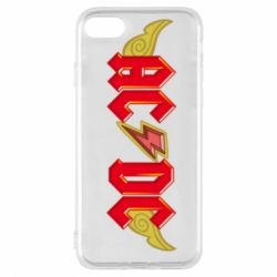 Чехол для iPhone 8 AC/DC с крыльями - PrintSalon