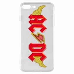 Чехол для iPhone 8 Plus AC/DC с крыльями - PrintSalon