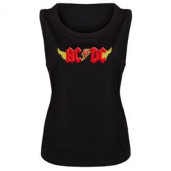 Женская майка AC/DC с крыльями - PrintSalon