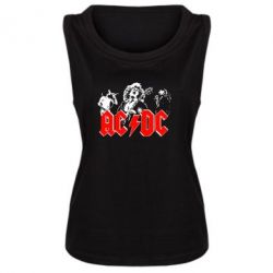 Женская майка AC DC - PrintSalon