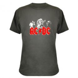 Камуфляжная футболка AC DC - PrintSalon
