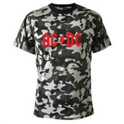 Камуфляжна футболка AC DC - PrintSalon