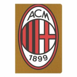 Блокнот з принтом AC Milan - PrintSalon