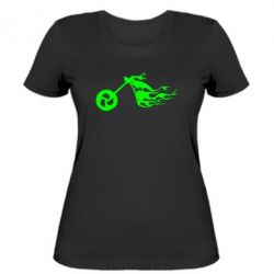 Женская футболка Аццкий байк - PrintSalon