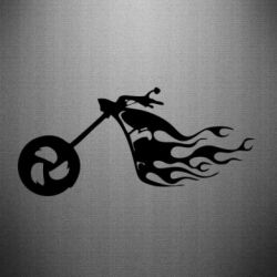 Наклейка Аццкий байк - PrintSalon