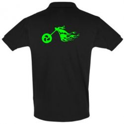 Мужское поло Аццкий байк - PrintSalon