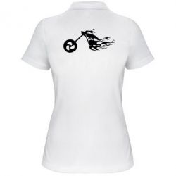 Женское поло Аццкий байк - PrintSalon