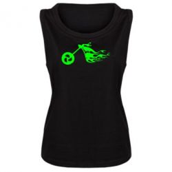 Женская майка Аццкий байк - PrintSalon