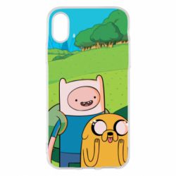 Чохол для iPhone X/Xs Adventure Time, Finn and Jake - PrintSalon