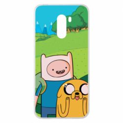 Чохол для Xiaomi Pocophone F1 Adventure Time, Finn and Jake - PrintSalon