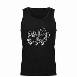 Мужская майка Adventure Time: Finn and Jake - PrintSalon