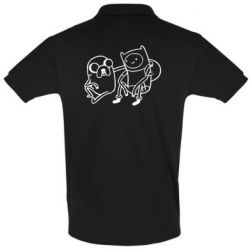 Мужское поло Adventure Time: Finn and Jake - PrintSalon