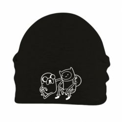 Шапка флисовая Adventure Time: Finn and Jake - PrintSalon