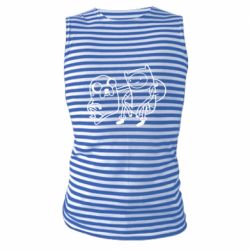 Майка-тельняшка Adventure Time: Finn and Jake - PrintSalon