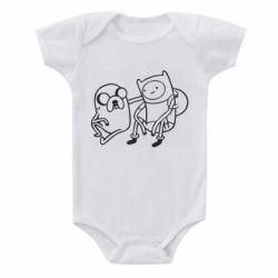 Детский бодик Adventure Time: Finn and Jake - PrintSalon