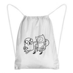 Рюкзак-мешок Adventure Time: Finn and Jake - PrintSalon